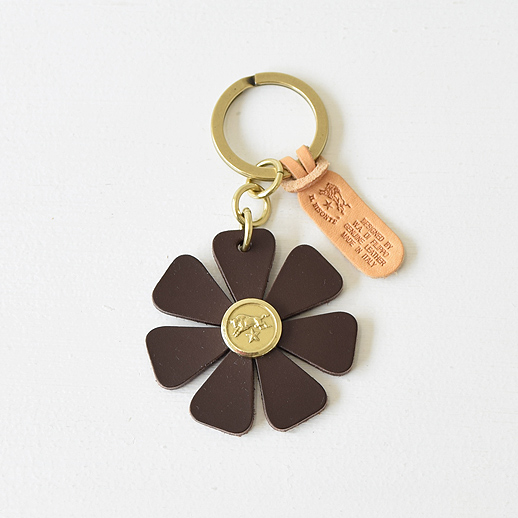 IL BISONTE(イルビゾンテ)キーリング 25-05250 L-32 コゲチャ