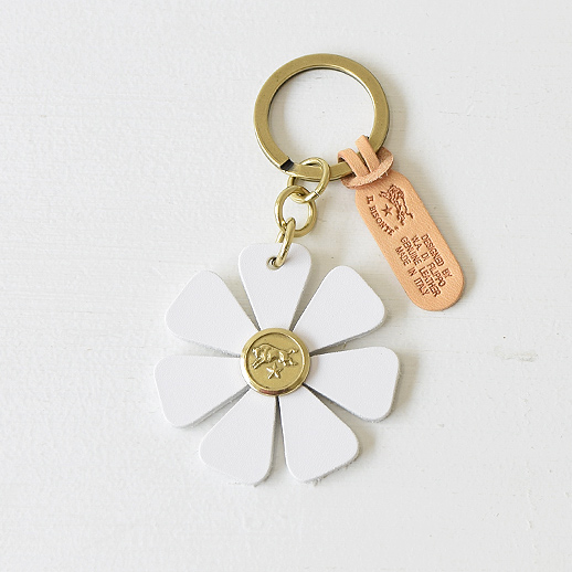 IL BISONTE(イルビゾンテ)キーリング 25-05250 L-36 シロ